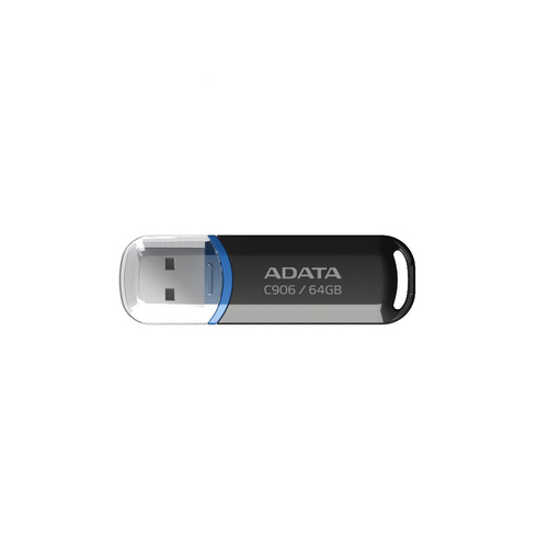 ADATA 64GB USB 2.0 Memory Pen C906 Compact Black & Blue – Adata