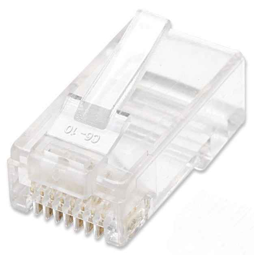 CAT5E RJ45 MODULAR PLUGS UTP- STRANDED WIRE 2/PRONG 100 PACK – INTELLINET