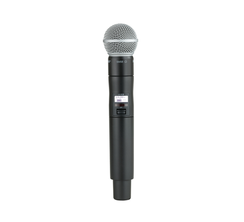 SM58 with ULXD2 Digital Wireless Transmitter – shure