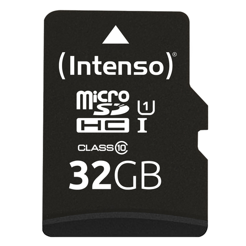 32GB Intenso Premium UHS-1 Micro SD Card + adapter – intenso