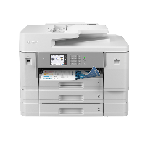 A3 Multifunctional Inkjet Printer 30 ipm Mono and Colour 21ipm 2-sided 1200 x 4800 dpi 1 Year Warranty – Brother
