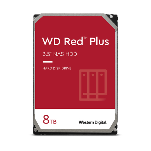 8TB RED PLUS 256MB CMR 3.5IN SATA 6GB/S – Western Digital
