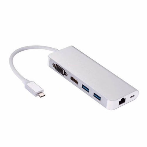 JLC Type C 6 Port Adapter - Silver – JLC