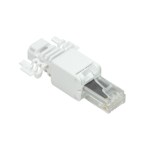 Modular Plug RJ45 Cat.6A, UTP, toolless, white – LogiLink