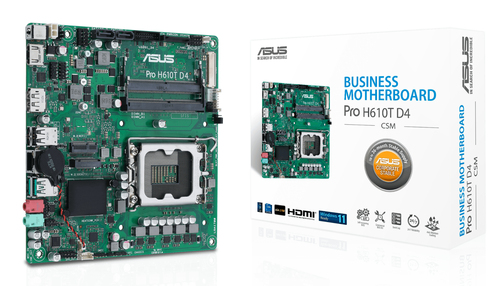 PRO H610T D4-CSM//LGA1700 H610 USB3.2 M.2 SATA MB – ASUSTeK COMPUTER