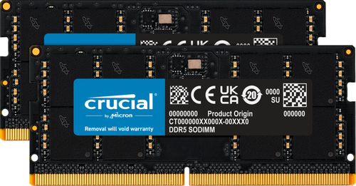 64GB Kit 2x32GB DDR5-4800 SODIMM – Micron