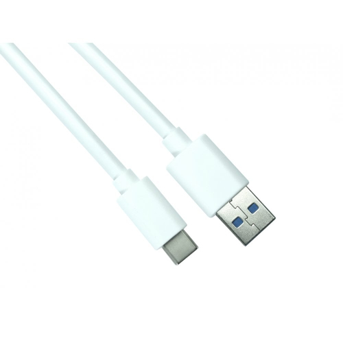 1MTR USB 3.0A M C M 5V 3A 5G WHITE – Cables Direct