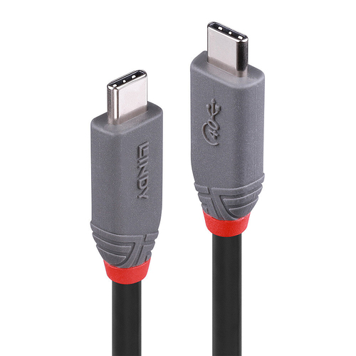 0.8M USB 4 TYPE C CABLE ANTHRA LE – Lindy