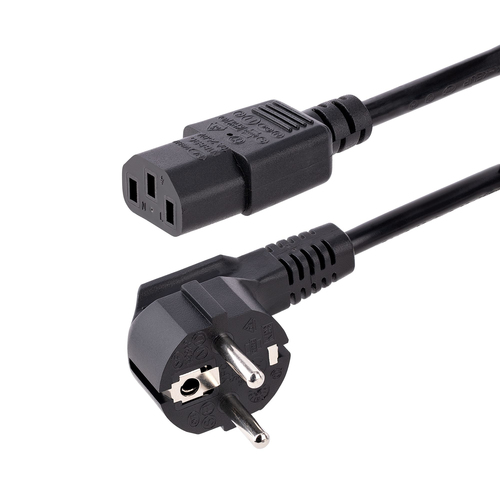 COMPUTER POWER CORD - 3M (10FT) EU SCHUCKO TO C13 18AWG – StarTech.com