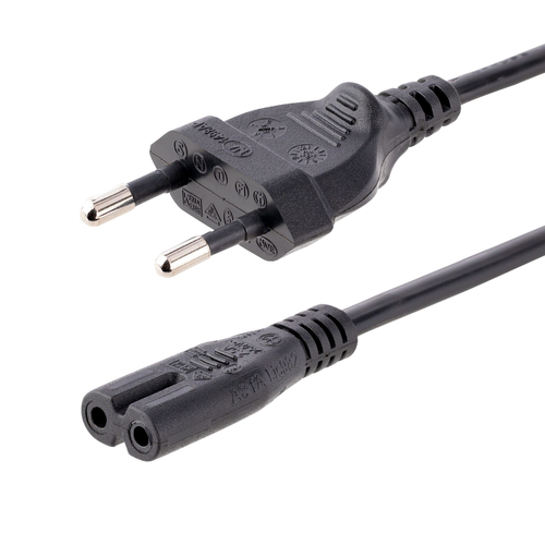 LAPTOP POWER CORD - 3M (10FT) - EU PLUG TO C7 - 18AWG – StarTech.com