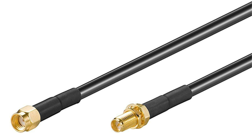 WLAN EXTENSION CABLE 1M BLACK – MicroConnect