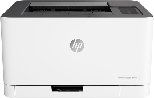 HP Color Laser 150nw - Printer - colour - laser - A4/Legal - 600 x 600 dpi 4 ppm (colour) - up to 18 ppm - capacity: 150 sheets - USB 2.0, LAN, Wi-Fi(n)