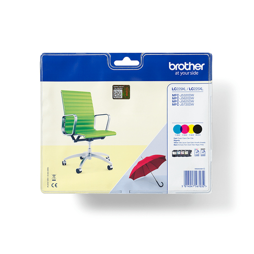 BLISTER PACK 4 INK CART MFC-J5620DW J5720DW – Brother