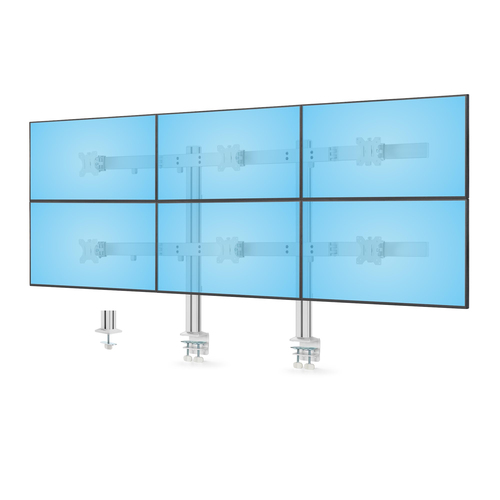 Six-Monitor Desk Mount/Max 32 – StarTech.com