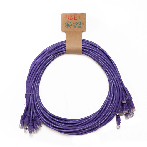 CNL 10PK 1M C6 Vi UTP PVC 24AWG FMB – Cablenet