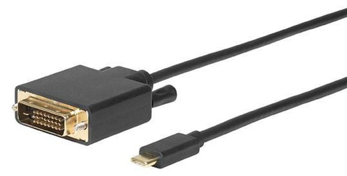 USB - C TO DVI-D, 1.8M BLACK – MicroConnect