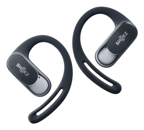 SHOKZ OPENFIT AIR BLACK OPEN-EAR WIRELESS EARBUDS WITH E – Shokz