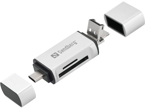 CARD READER USB-C+USB+MICROUSB – Sandberg