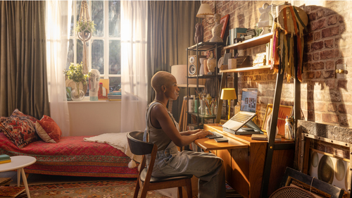 Logitech Casa Pop-Up Desk Nordic Clam QWERTY – Logitech