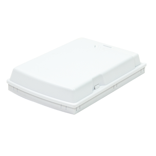 FTTH wall outlet box, 2 ports, white – LogiLink