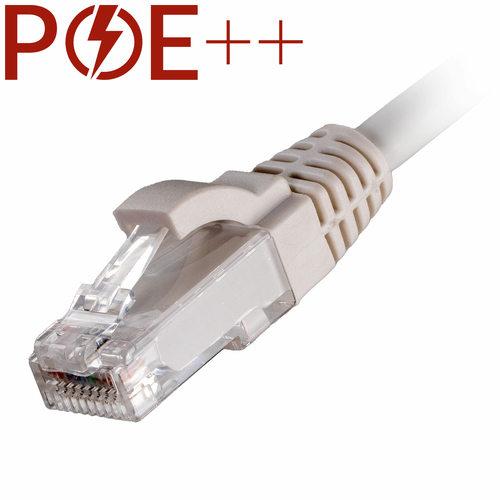 5m Cat6 RJ45 White U/UTP LSOH 24AWG Snagless Booted Patch Lead – Cablenet