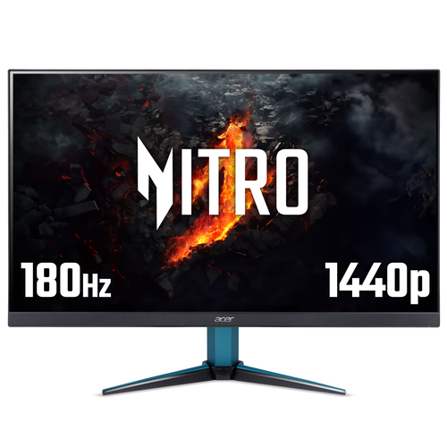 69cm 27 QHD IPS 180Hz 1ms/0.5ms(GTG Min.) 350nits 2xHDMI DP MM Audio out HDR400 FreeSync Premium UK MPRII Black – Acer