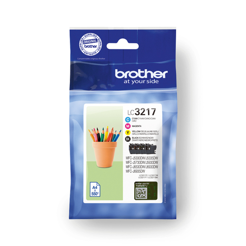 LC3217 VALUE PACK BL C M Y – Brother