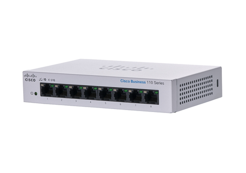 CBS110 UNMANAGED 8-PORT GE DESKTOP EXT PS – Cisco Systems