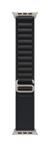49mm Black Alpine?Loop -?Medium - Natural Titanium Finish – Apple