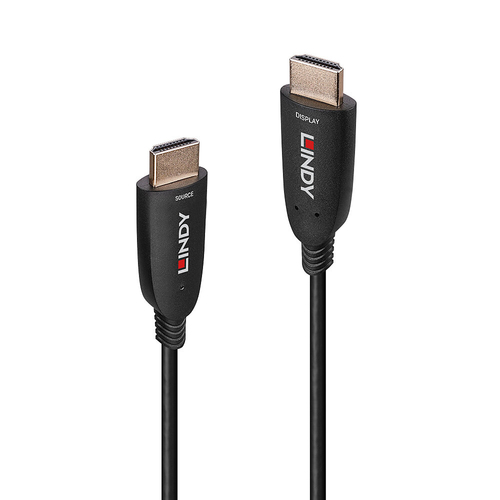 30m Fibre Optic Hybrid HDMI 8K60 Cable – Lindy