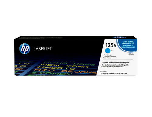 TONER CARTRIDGE 125A CYAN W/ COLORSPERE TONER - CB541A – HP Inc