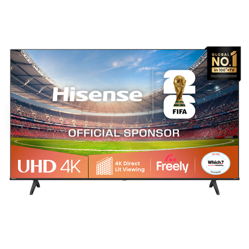 75" 4K UHD Black Smart AI TV 3840 x 2160 3x HDMI – hisense