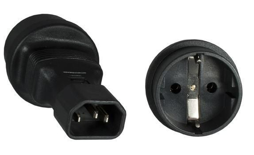POWER ADAPTER C14 - SCHUKO M-F – MicroConnect