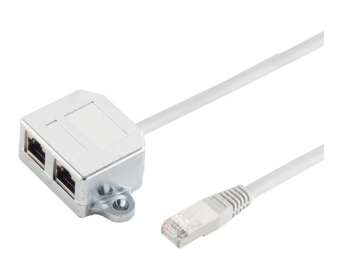 Y-ADAPTER RJ45-2XRJ45 M/F 8P – MicroConnect