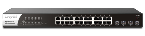 DrayTek 24-Pt Smart Gigabit PoE+ Switch – DrayTek