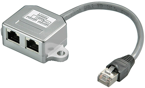 Y-ADAPTER RJ45-2XRJ45 M/F 8P – MicroConnect