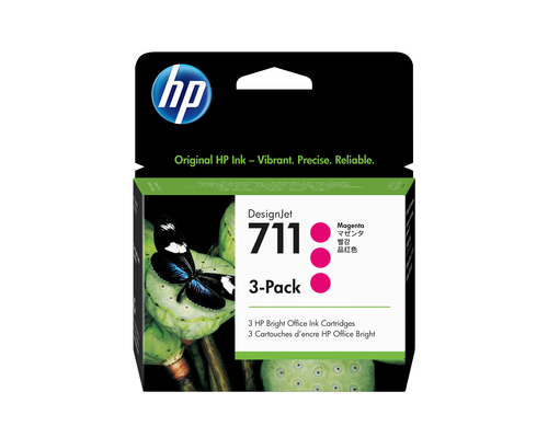 INK CARTRIDGE NO 711 MAGENTA 3 PACK 29 ML – HP Inc