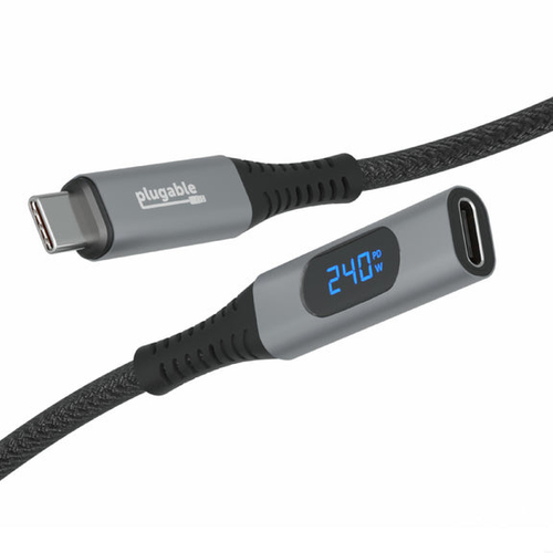 Plugable USB-C Ext Cable + Meter – Plugable Technologies