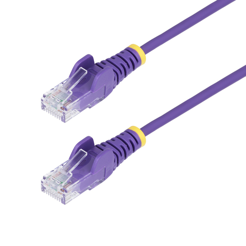 2m Purple Slim CAT6 Ethernet Cable – StarTech.com
