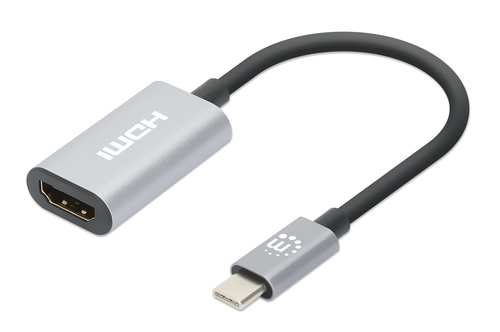 USB-C TO HDMI CABLE 11CM- MALE/MALE 4K/60HZ BLACK – INTELLINET