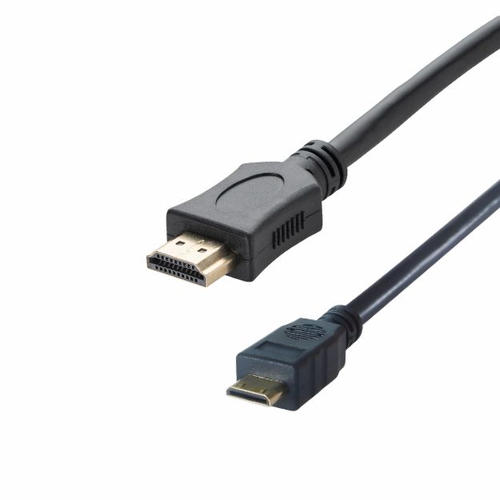 2M HDMI TO MINI HDMI CONN CABLE M/M BLACK GLD CONN – Group Gear
