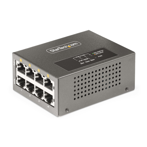 4-PORT MULTI-GIGABIT POE INJECTOR, 5/2.5G ETHERNET (NBASE-T), POE/POE+/POE++ (80 – StarTech.com