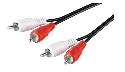 2XRCA - 2XRCA 2.5M M-M – MicroConnect