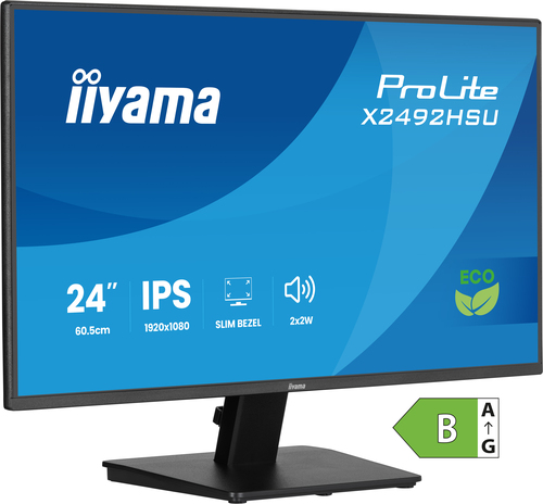 X2492HSU-B1 24IN 1920X1080 14MS 16:9 1500:1 HDMI/DP/USB – Iiyama