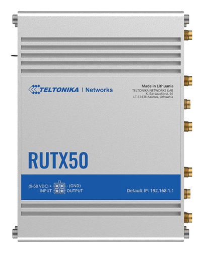 RUTX50 Industrial 5G Cellular – Teltonika