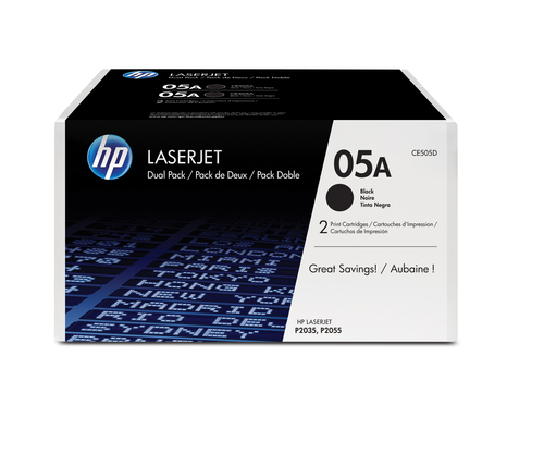TONER CARTRIDGE 05A BLACK DUAL PACK – HP Inc