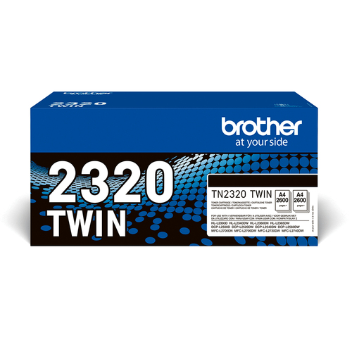 TN2320TWIN Black Toner Cartridge ISO 2 x – Brother