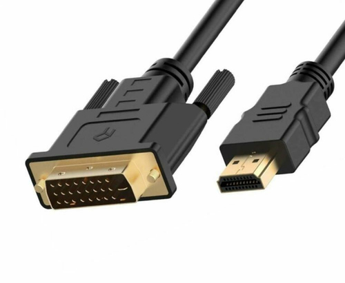 JLC DVI-D (Male) to HDMI (Male) Cable - 1M - Black – JLC