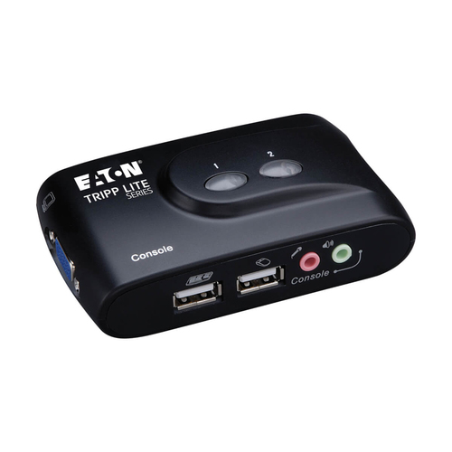 INCHUSB KVM Switch w Audio and Cables 2 Port INCH – Tripplite