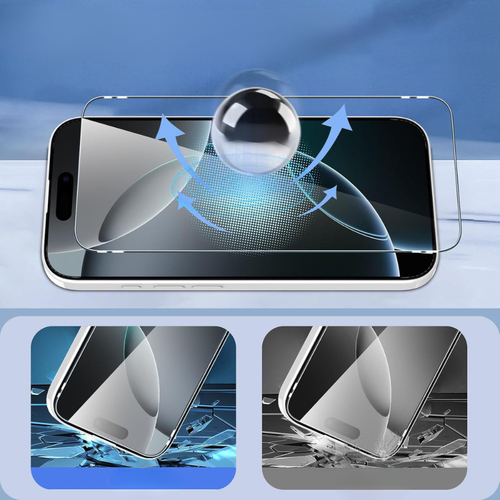 JLC Apple iPhone 16E/14/13/13 Pro 2D Tempered Glass Screen Protector- 2 Pack – JLC